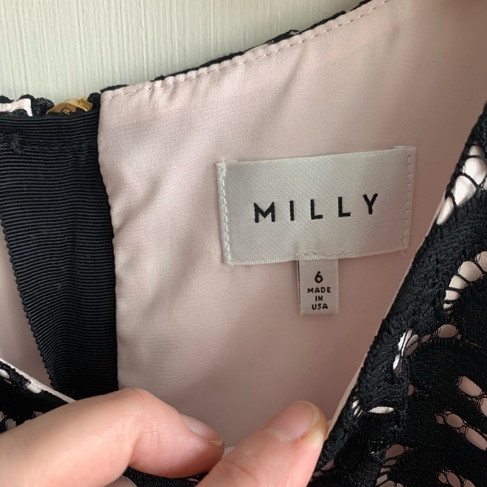 Milly cocktail dress, size 6, EUC - Picture 3 of 6